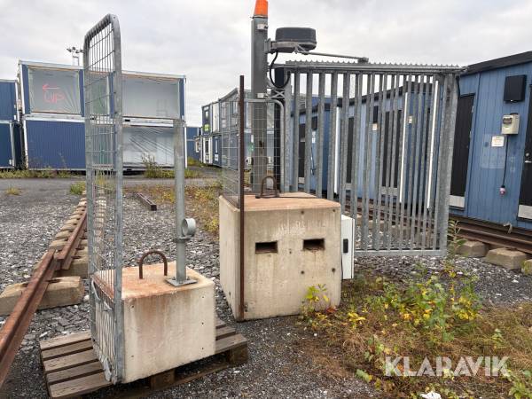Vikgrind enkel Heras öppning 4 m