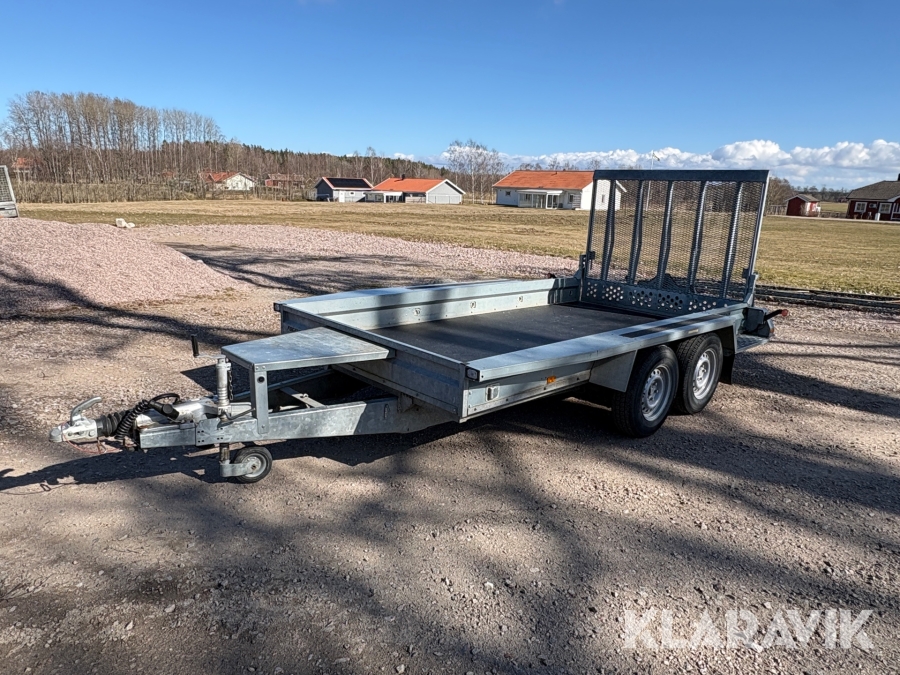 Minigrävarsläp Brenderup MT3651 , 3500kg