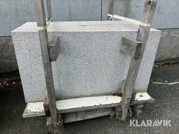 Stenplattor svensk granit 7,8m2