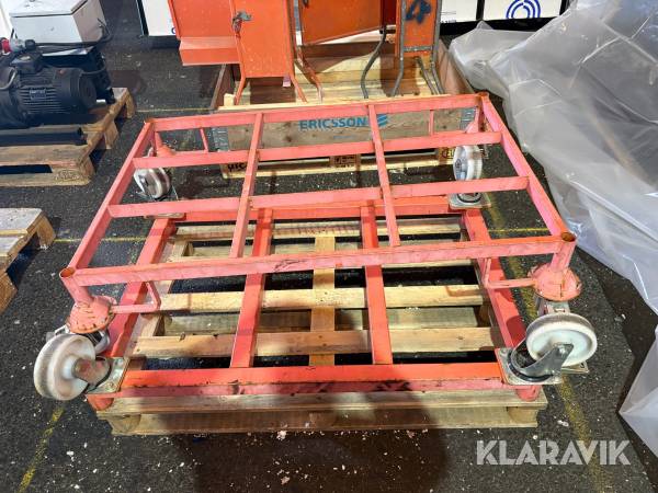 Materialställ på hjul 2 st