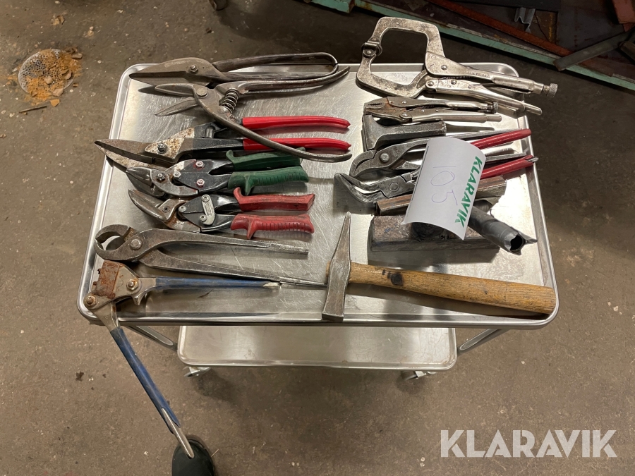 Diverse plåtslageri verktyg 15st