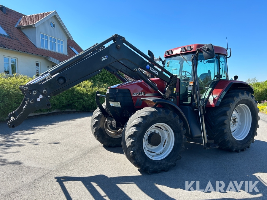 Traktor Case IH MX150 med frontlastare