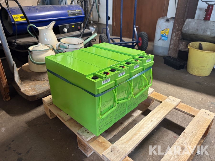 Batteri Monbat 12mvr100 4 st