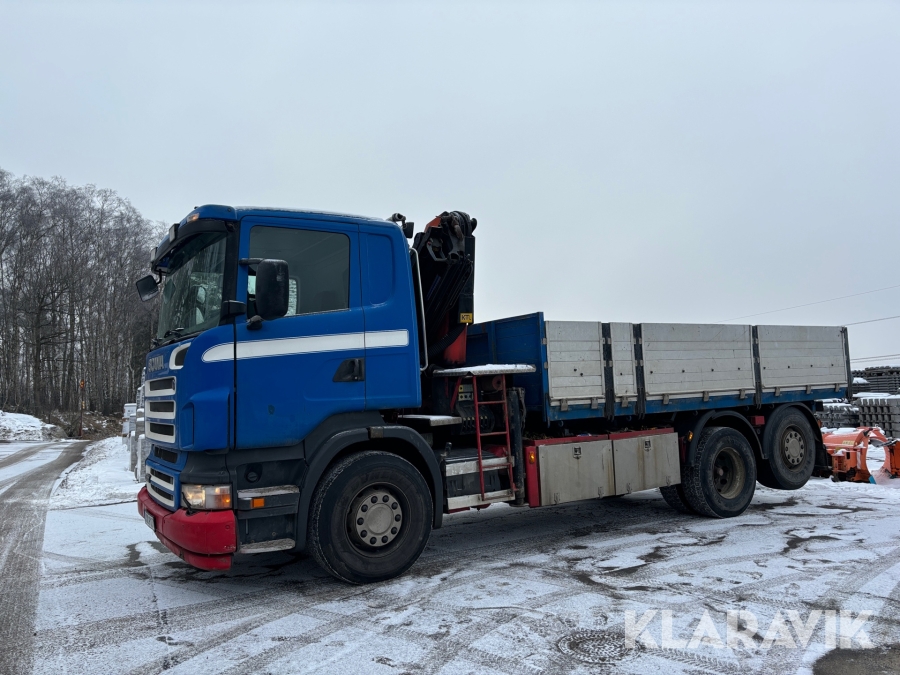 Kranbil Scania R420 med Palfinger 16502