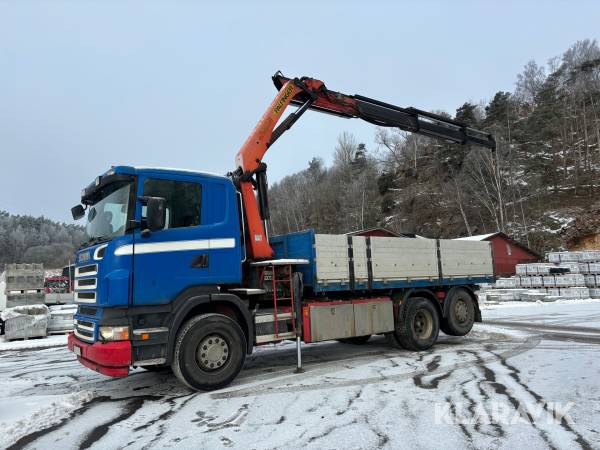 Kranbil Scania R420 med Palfinger 16502
