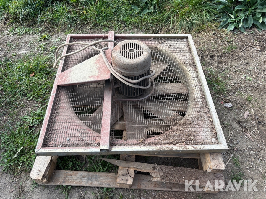 Industrifläkt/Axialfläkt 5,5 kW (7,5 hk), 380 V, 3-fas