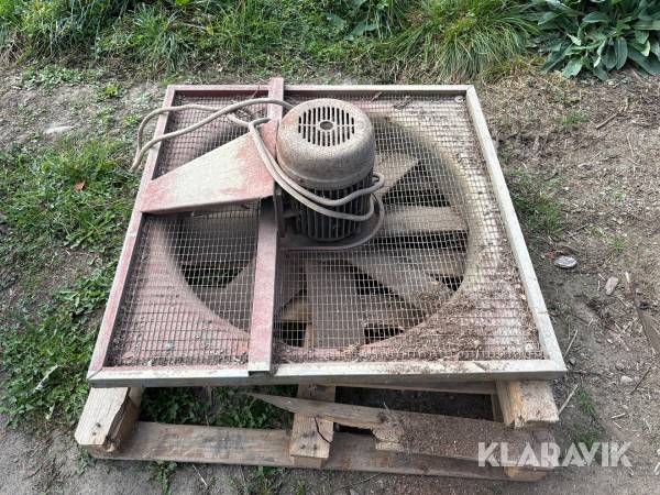 Industrifläkt/Axialfläkt 5,5 kW (7,5 hk), 380 V, 3-fas