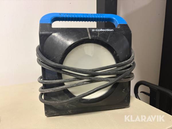 Bygglampa A-collection med 230v uttag