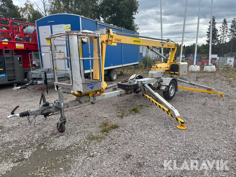 Släpvagnslift Ommelift Mini 12
