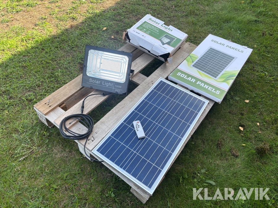 Strålkastare Solar Light - Inklusive solpanel