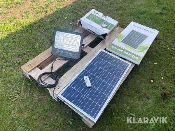 Strålkastare Solar Light - Inklusive solpanel