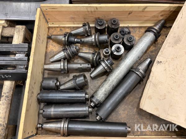 Fräshållare BT 50. 11 St. 10 förläggare