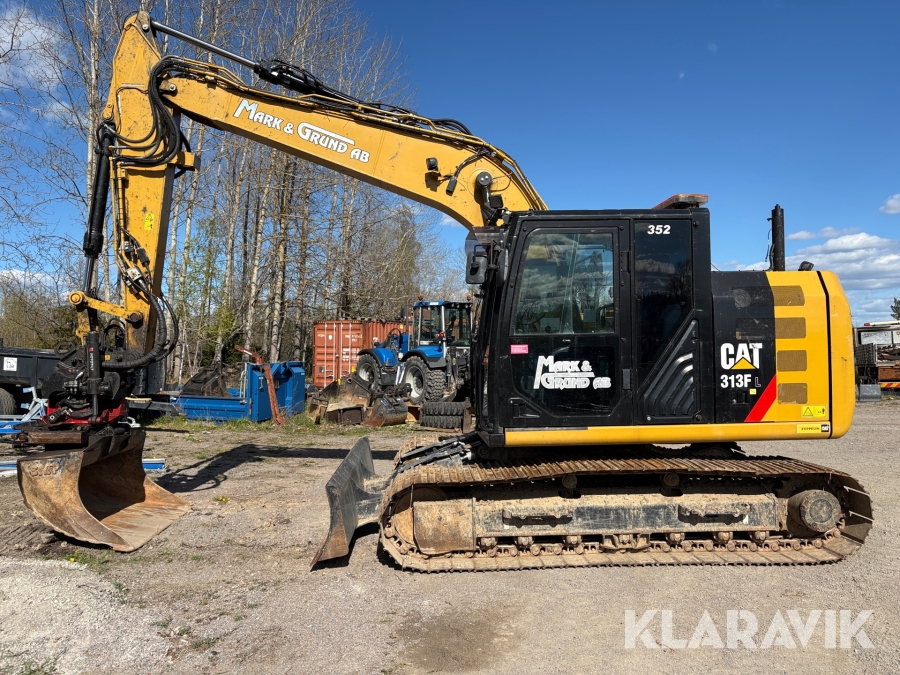 Grävmaskin CAT 313FL GPS Leica 3D