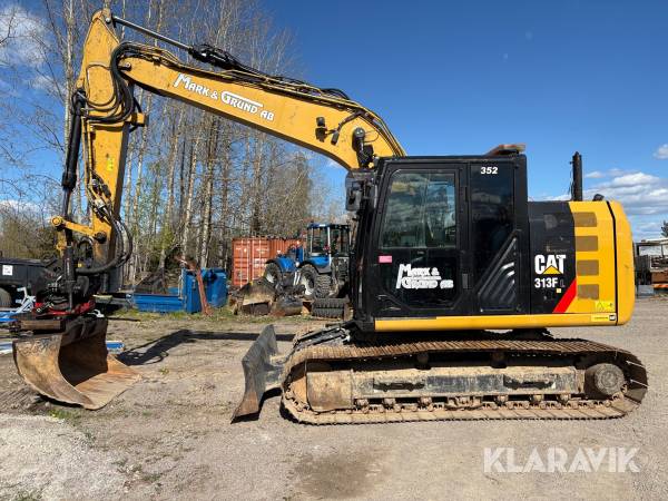Grävmaskin CAT 313FL GPS Leica 3D