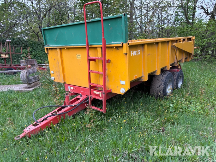 Tippkärra Mörevagnen T041 S med förhöjningslämmar