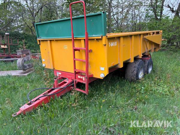Tippkärra Mörevagnen T041 S med förhöjningslämmar