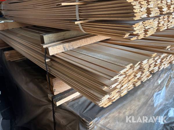 Bastupanel asp 9x42mm x 2000mm