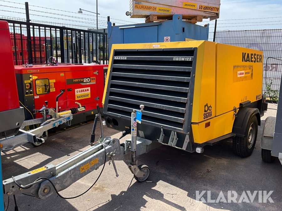 Kompressor Kaeser M122-A1 släpvagnskompressor
