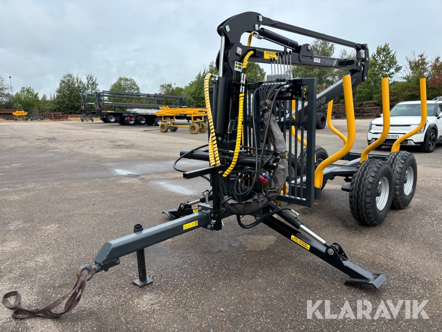 Skogsvagn Vreten 550 50-25 kran / Baltrotor / Grip