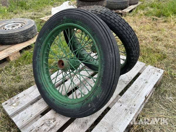 Däck & fälg Harley Davidson runt 1920 talet