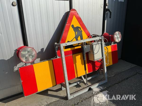 Takskylt/Vägarbetesskylt HIT Hoffman