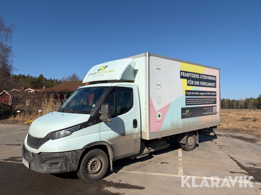 Lätt lastbil Iveco Daliy 35 NP CNG Bakgavellyft