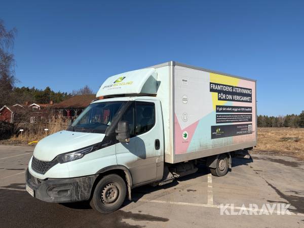 Lätt lastbil Iveco Daliy 35 NP CNG Bakgavellyft