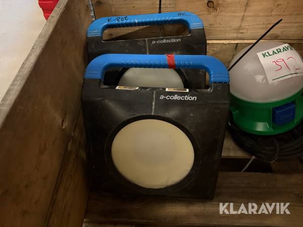 Arbetsbelysning A-collection 80W med uttag