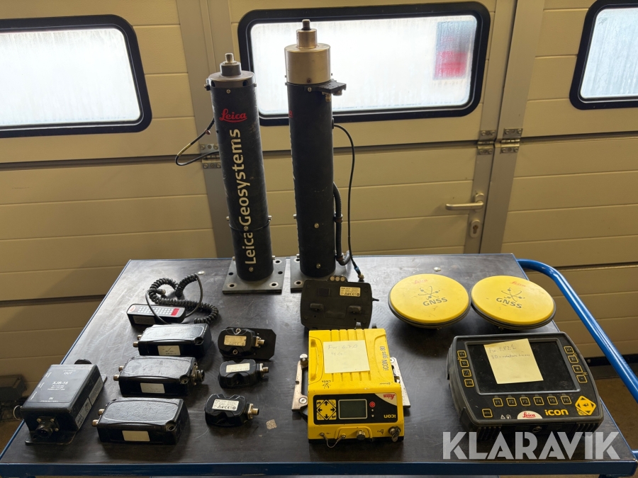 Grävsystem Leica Icon Komplett 3D med GPS 80, 3D licens och 4G