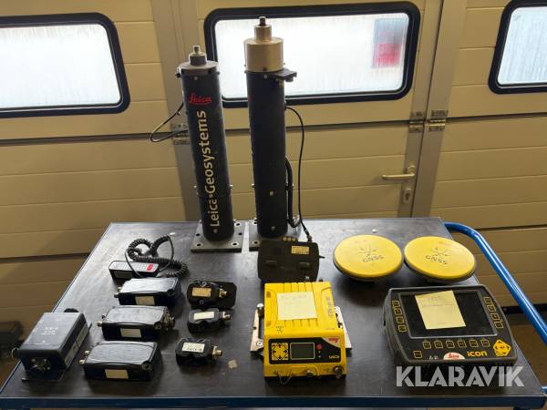 Grävsystem Leica Icon Komplett 3D med GPS 80, 3D licens och 4G