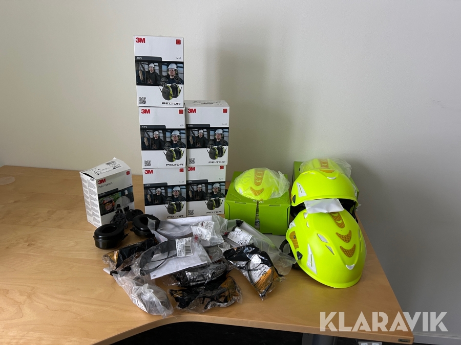 Bygghjälmar, hörselkåpor & skyddsglasögon Kask & Peltor