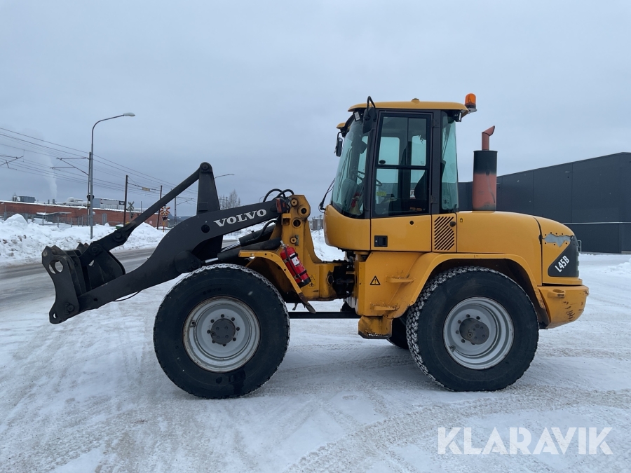 Hjullastare Volvo L45B Stora BM med redskap