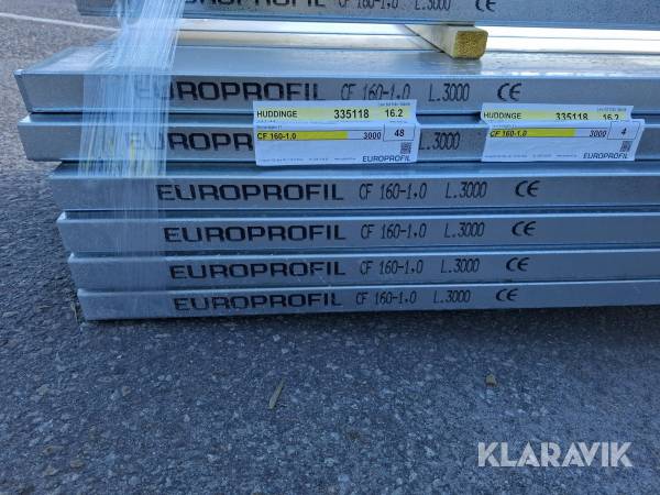 Förstärkningsreglar Europrofil UF 160 och CF 160