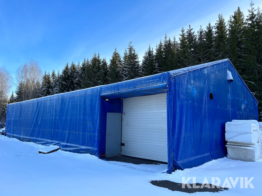 Maskinhall Jonsereds Lagertält, isolerat. 240m2