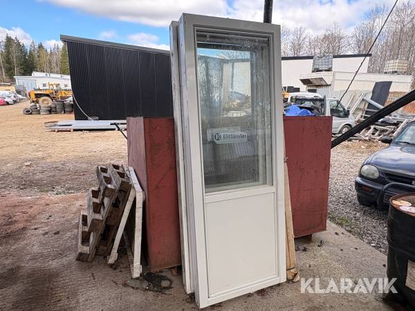 Dörrar med fönster 2 st Elitfönster