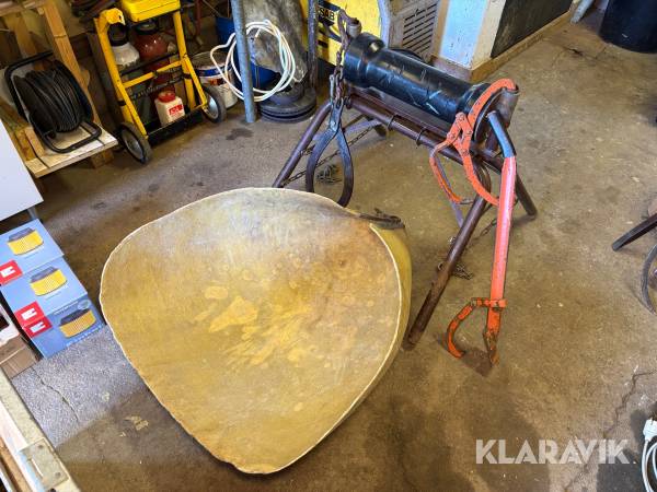 Lunningspulka och skogsredskap