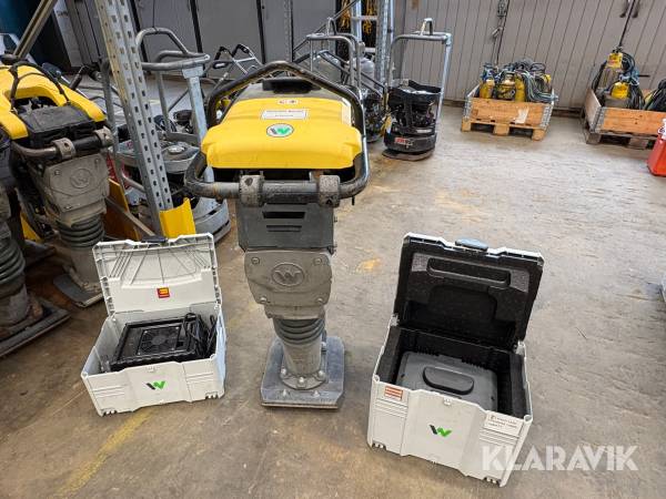 Vibrationsstamp EL Wacker Neuson AS 50e Med extra batteri och laddare