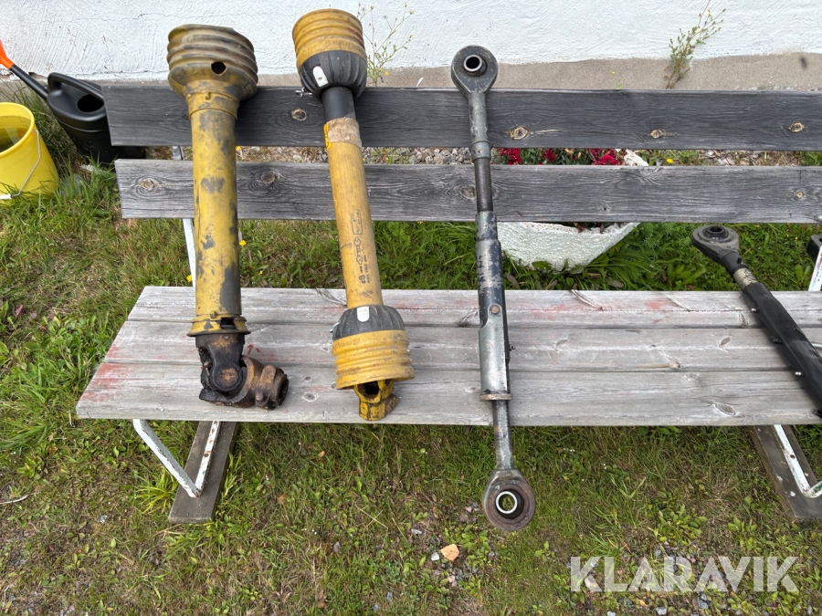 2 st K-Axel och tryckstång