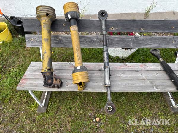 2 st K-Axel och tryckstång