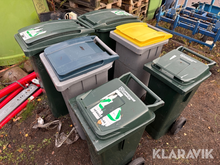 Sopkärl PWS/OP 3 olika storlekar 6st