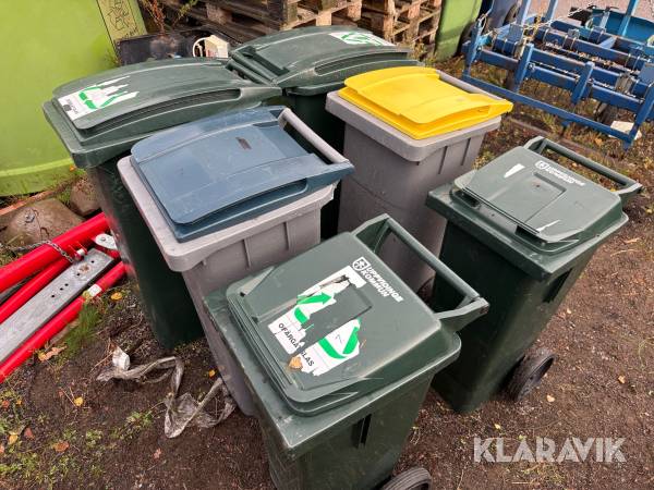 Sopkärl PWS/OP 3 olika storlekar 6st