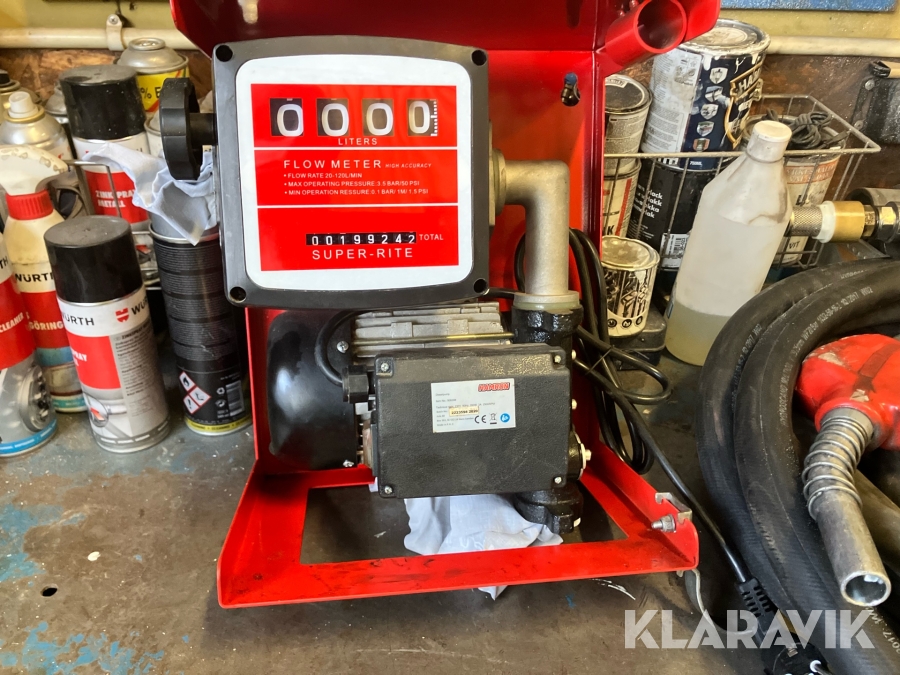 Tankstation/ dieselpump Hamron 40 l/min