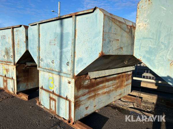 Sedimenteringscontainer System Överum