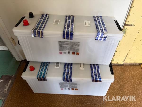 Batterier Biltema 12V 120Ah Osyrade 2 st