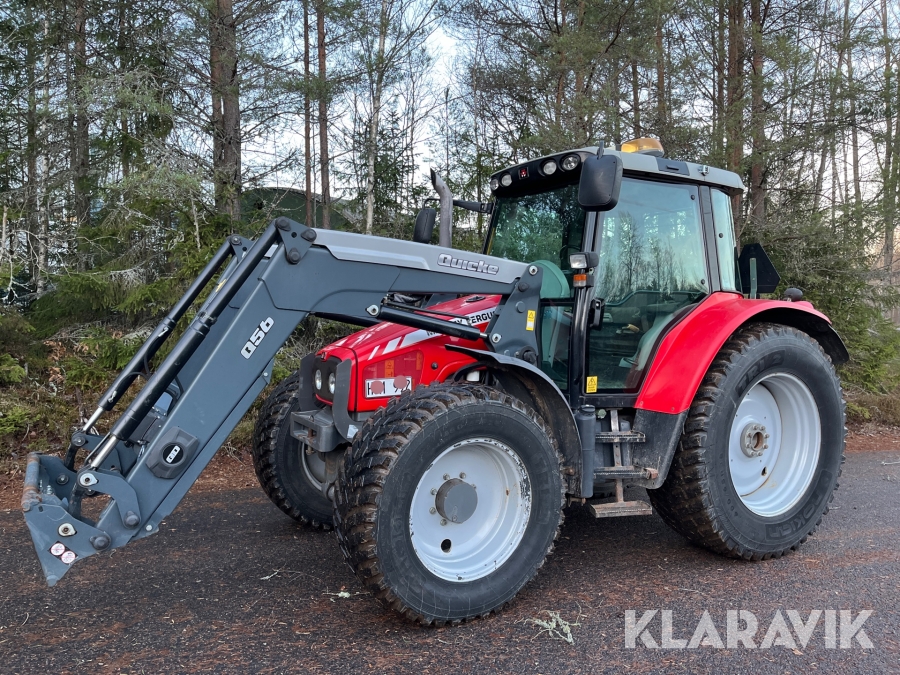 Traktor Massey Ferguson 6455 Dyna-6 med lastare 