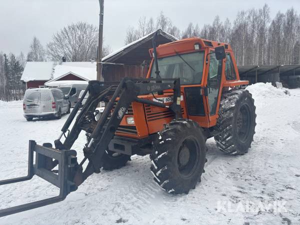 Traktor Fiat 80-90 DT skogsutrustad & lastare