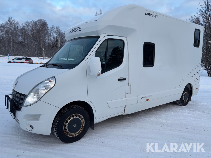 Hästlastbil Renault Master 2,3 dCI 146hk med bodel