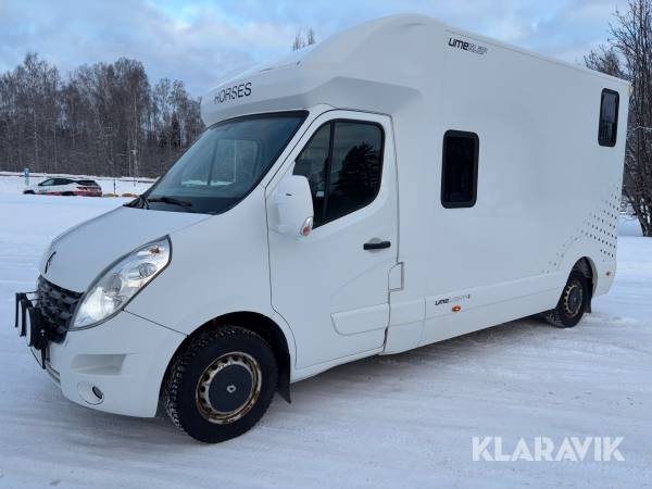 Hästlastbil Renault Master 2,3 dCI 146hk med bodel