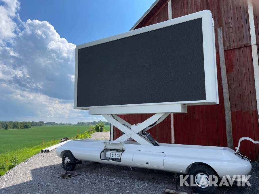 Mobil Reklam LED-skärm , Uppsala, Klaravik auktioner