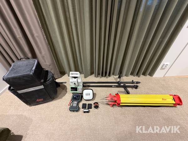 Totalstation Leica TS16 P1” R500 med handdator